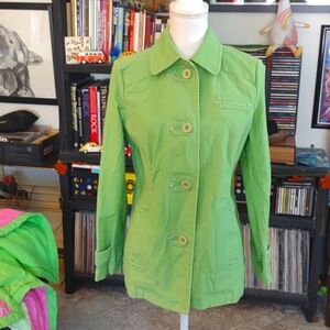 FIELDGEAR button front side pockets stud detail jacket SM